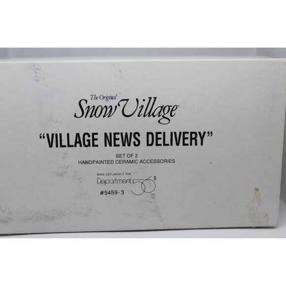Dept 56 Snow Village - Village News Delivery - Picture 8 of 9